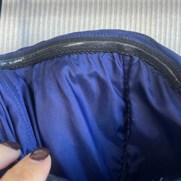 Donna Morgan Formal Strapless Maxi Gown Womens Size 10 Ruching Bodice Navy Blue - Picture 9 of 10